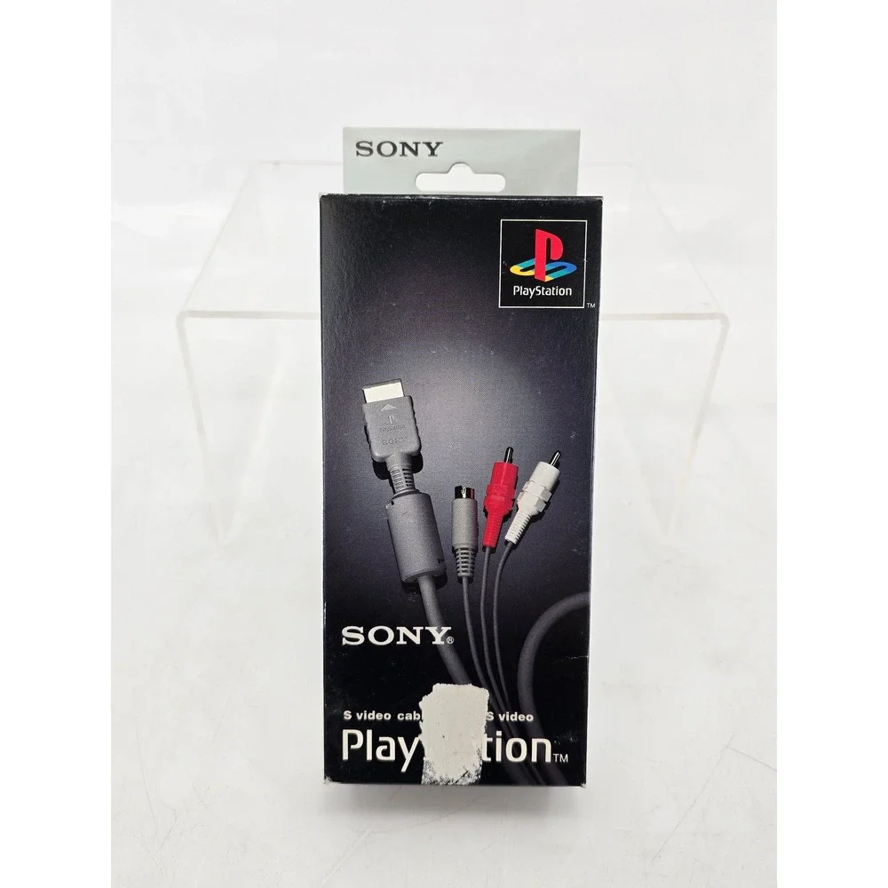 Sony PlayStation PS1 PS2 S-Video Cable 94050 SCPH-1100 Vintage OEM - NEW
